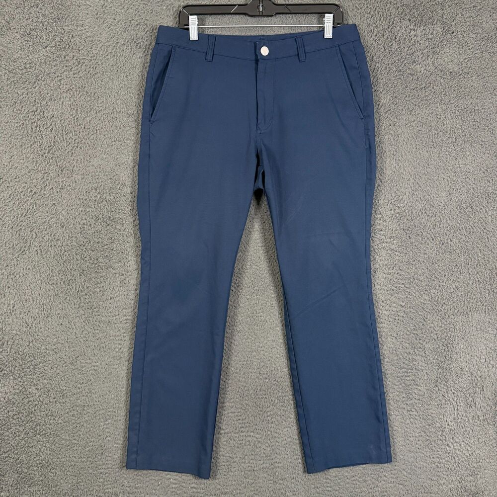 Bonobos Pants Mens 33x32 Blue Slim Fit Stretch Golf Lightweight Casual